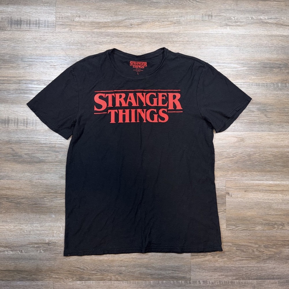 Stranger Things Shirt Unisex Mens/Womens Large Original Logo Netflix Series
